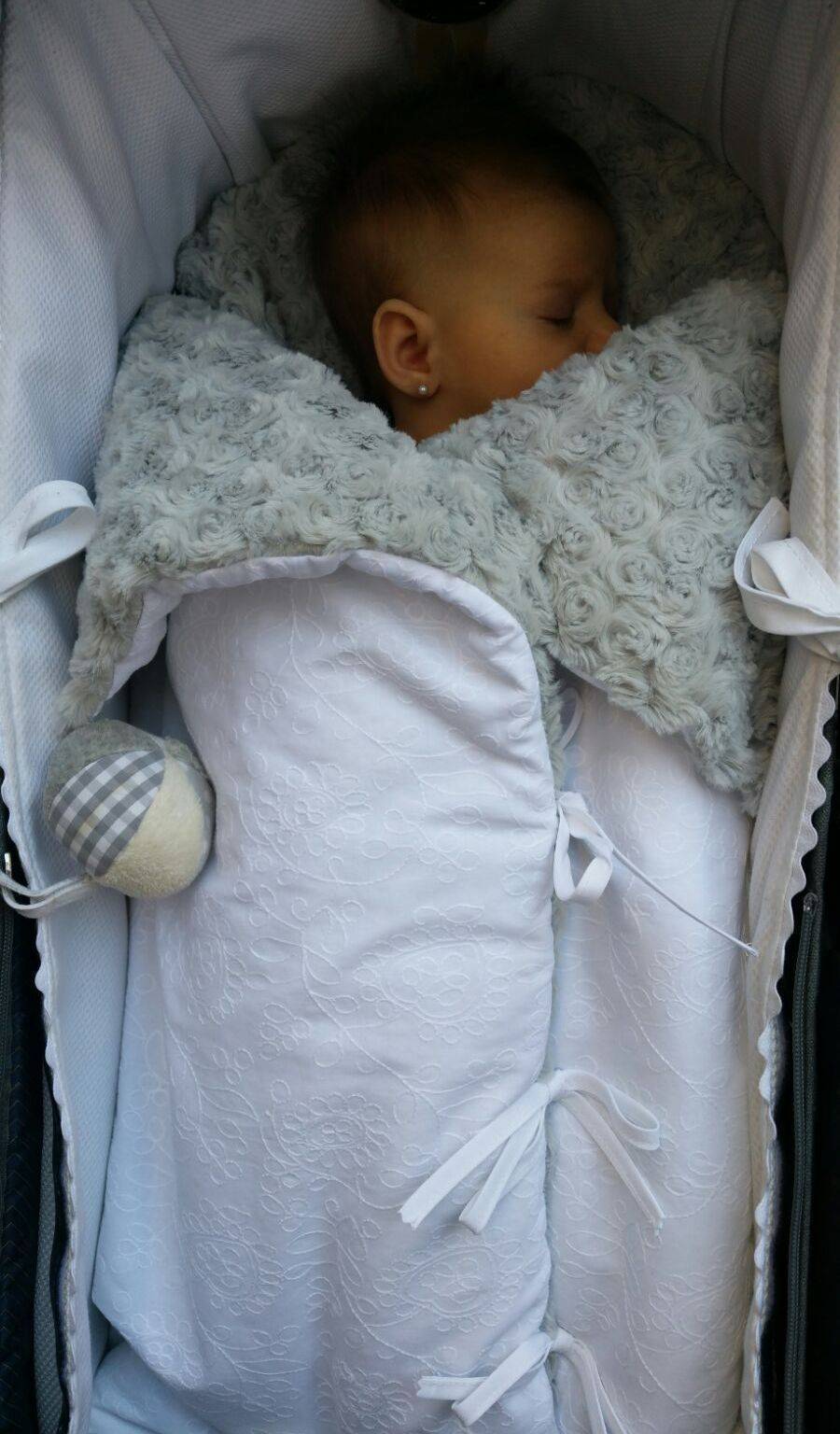 Saco de bebe para capazo invierno otono primavera y verano